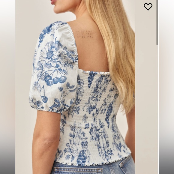 Reformation Rome Linen Top - Picture 3 of 5